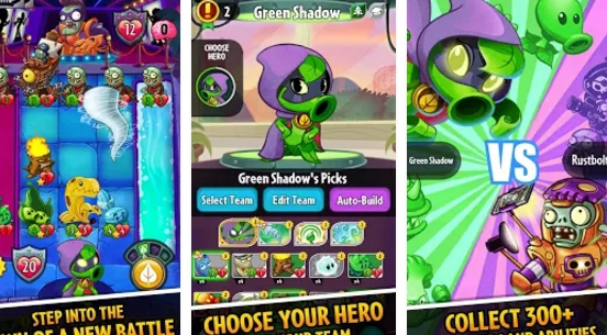 app store plants vs zombies heroes